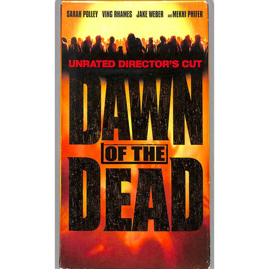 Dawn of The Dead: Unrated Directors Cut (2004) VHS Tape Good Condition