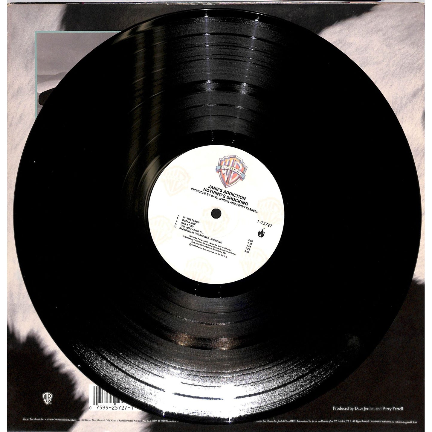 Janes Addiction - Nothing's Shocking Vinyl Record 9 25727-1