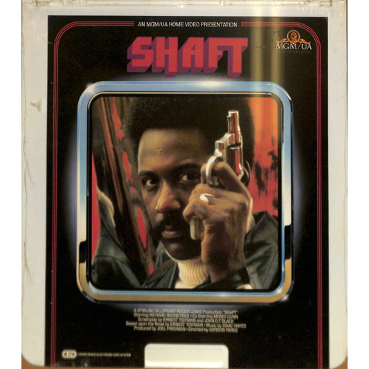 Shaft (1971) Vintage CED RCA SelectaVision Videodisc SEALED