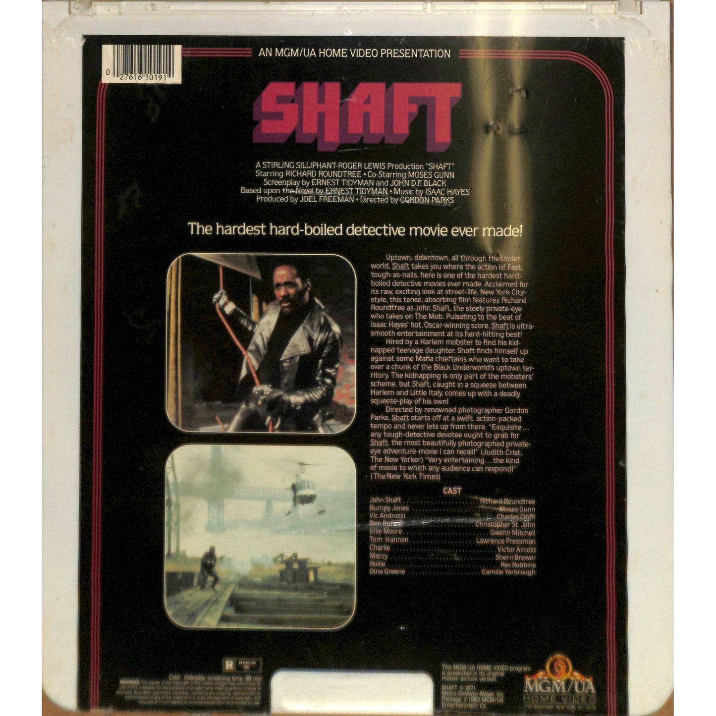Shaft (1971) Vintage CED RCA SelectaVision Videodisc SEALED