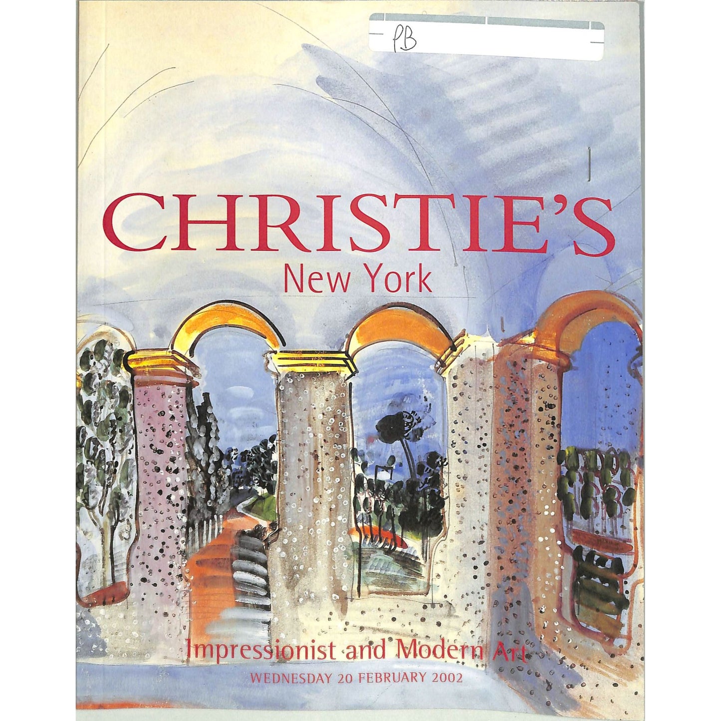 Christie's Impressionist and Modern Art Auction Catalog February 20,2002