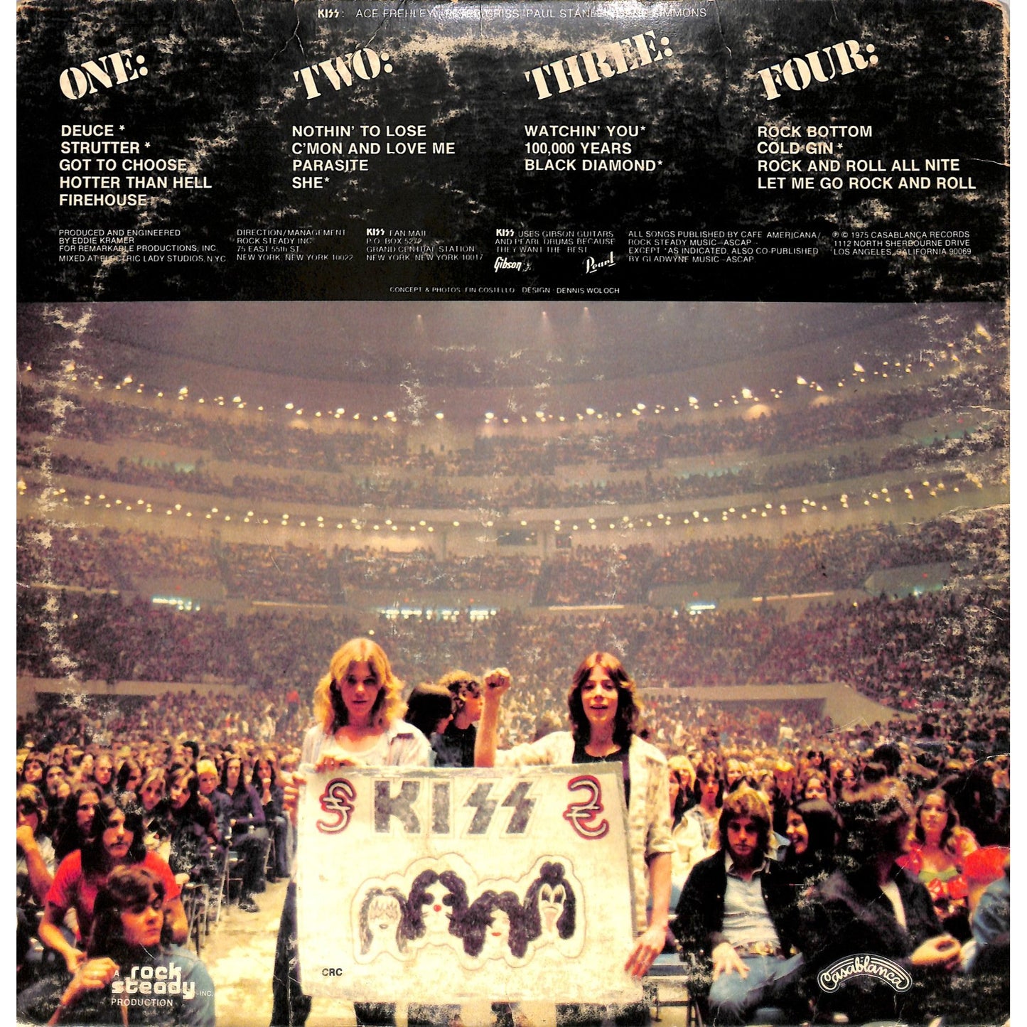 Kiss - Alive! 2LP Vinyl Record NBLP 7020