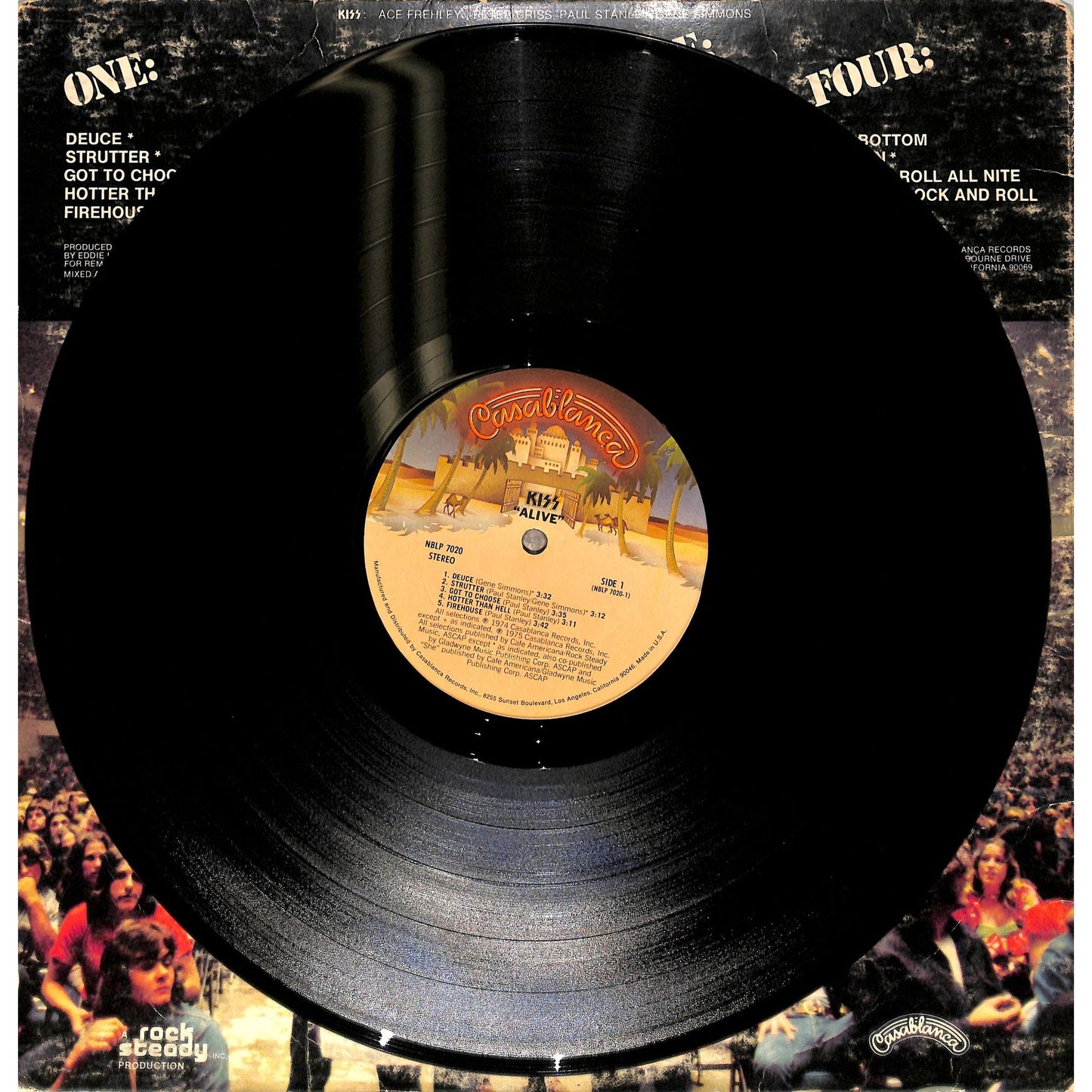 Kiss - Alive! 2LP Vinyl Record NBLP 7020