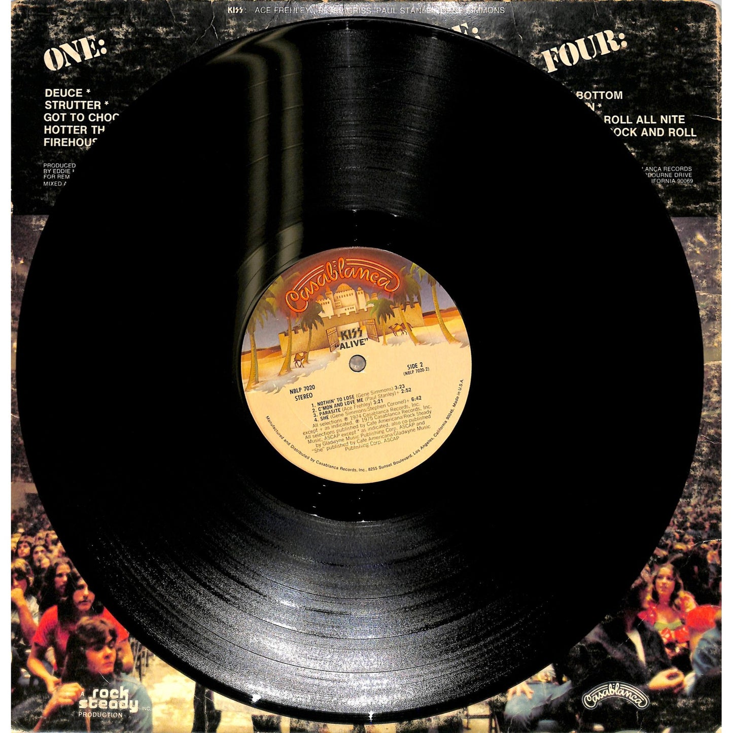 Kiss - Alive! 2LP Vinyl Record NBLP 7020