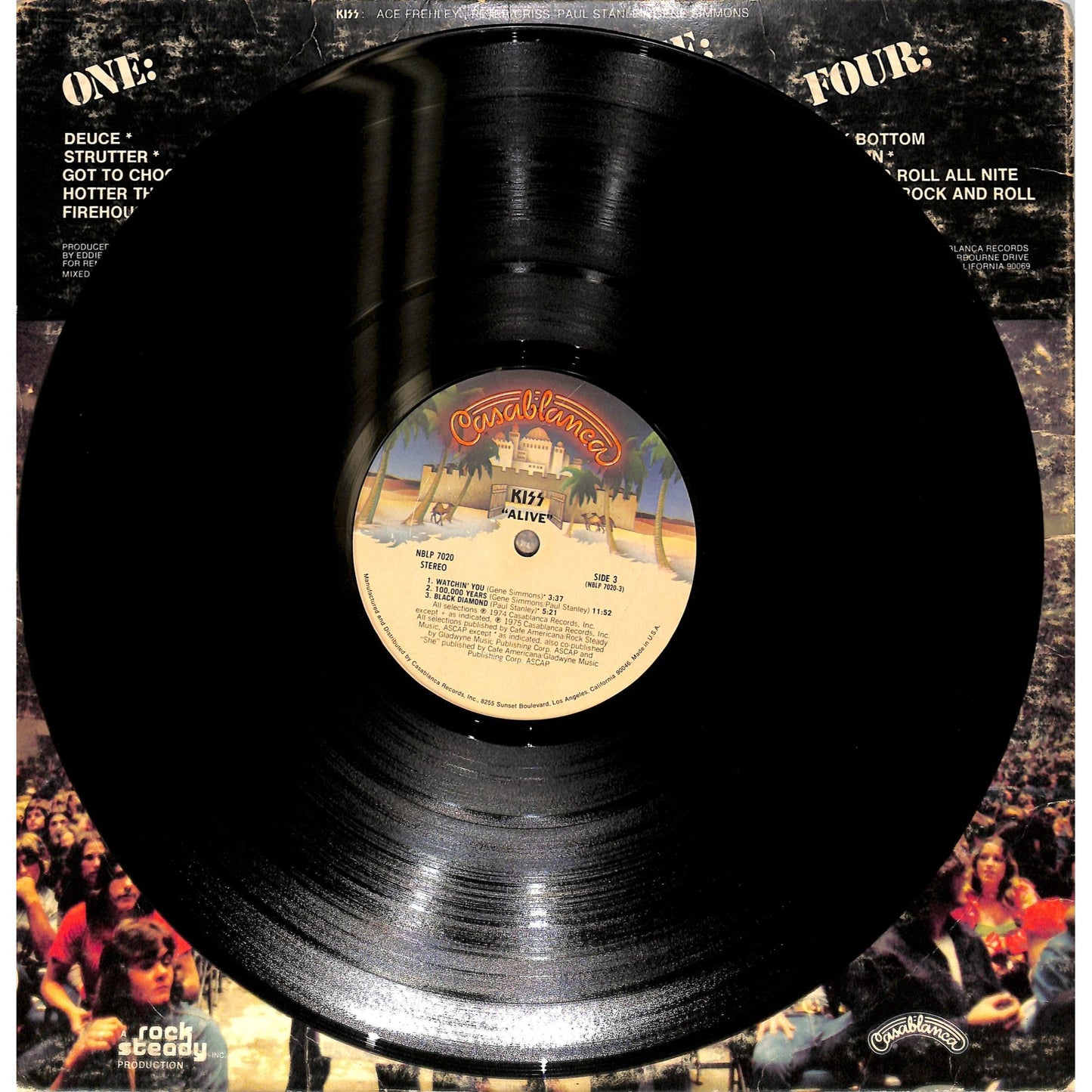 Kiss - Alive! 2LP Vinyl Record NBLP 7020