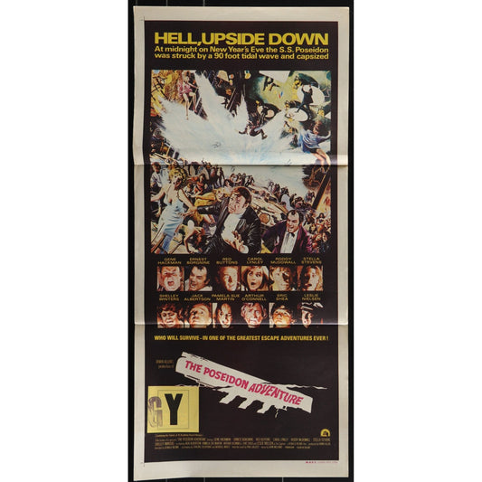The Poseidon Adventure (1972) Original Australian Daybill Movie Poster 13x30