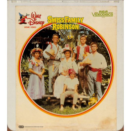 Swiss Family Robinson (1960) CED RCA SelectaVision Videodisc TESTED WORKING