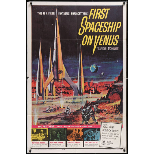 First Spaceship on Venus (1962) Original Movie Poster 27x41