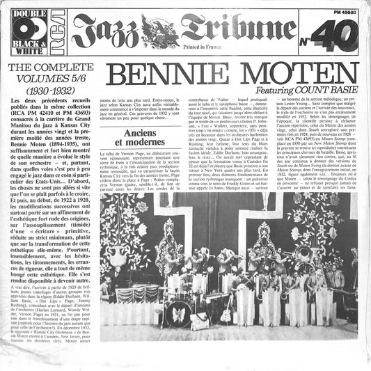 The Complete Bennie Moten Vol. 5/6 1930-1932 (1983) Sealed 2LP Vinyl Record