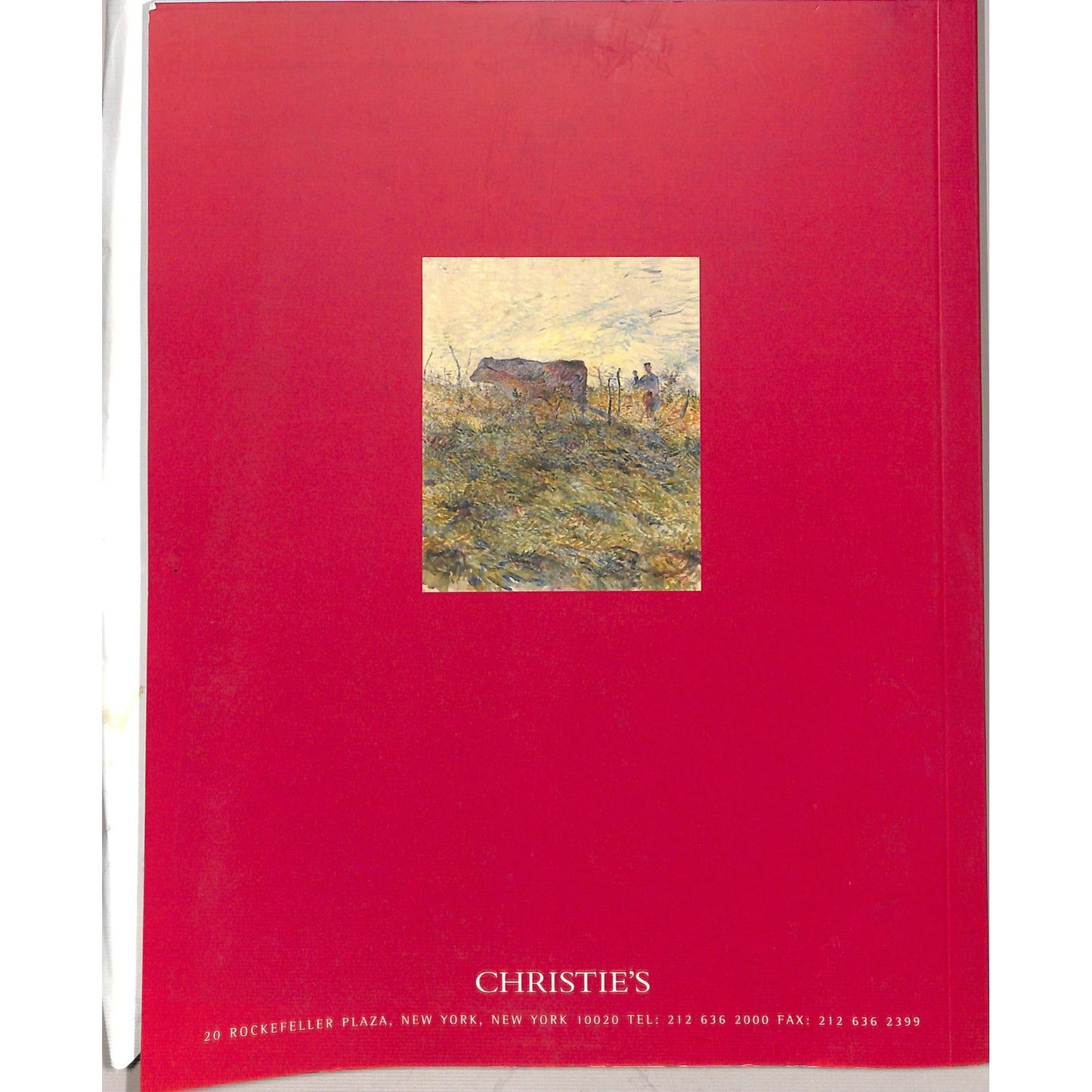 Christie's Impressionist and Post Impressionist Art Auction Catalog May 9, 2000