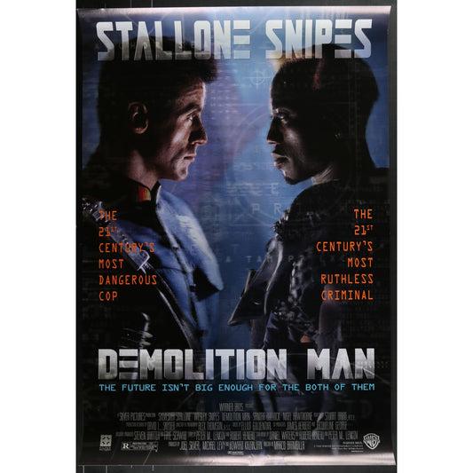 Demolition Man (1993) Original Single-sided Movie Poster Rolled 27x40