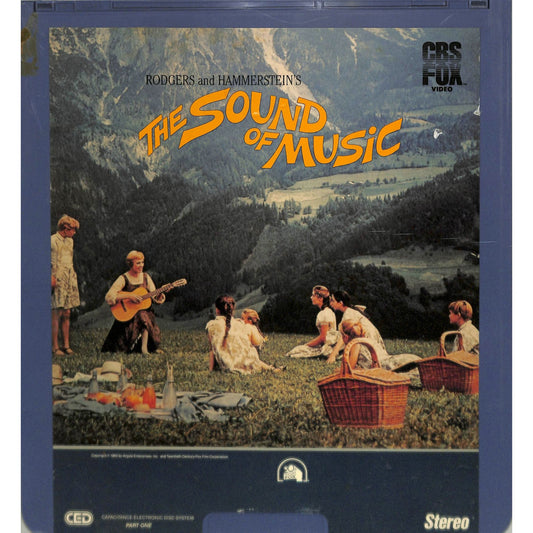 The Sound of Music (1965) Vintage Double CED CBS Videodisc