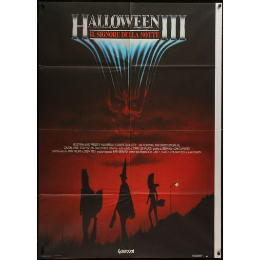 Halloween III: Season of the Witch (1982) Original Folded Italian Movie Poster