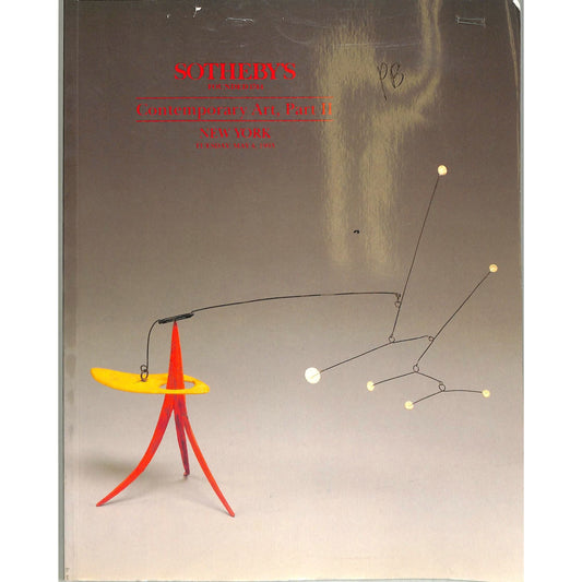 Sotheby's Contemporary Art Part 2 Auction Catalog May 4, 1993