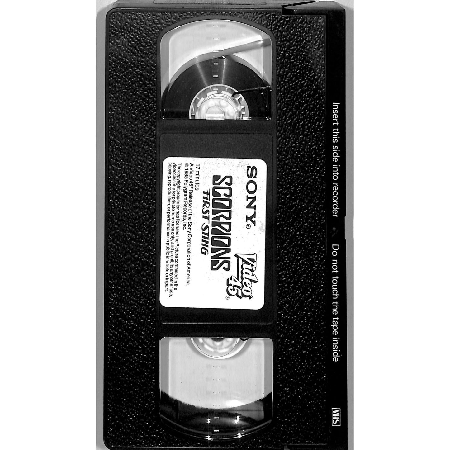 Scorpions First Sting (1995) VHS Tape Good condition