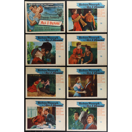 All I Desire (1953) Original Lobby Card Movie Poster Set 11x14