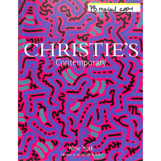 Christie's Contemporary Art Auction Catalog November 16, 2001