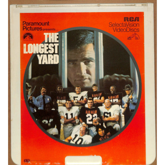 The Longest Yard (1974) Vintage CED Videodisc TESTED WORKING