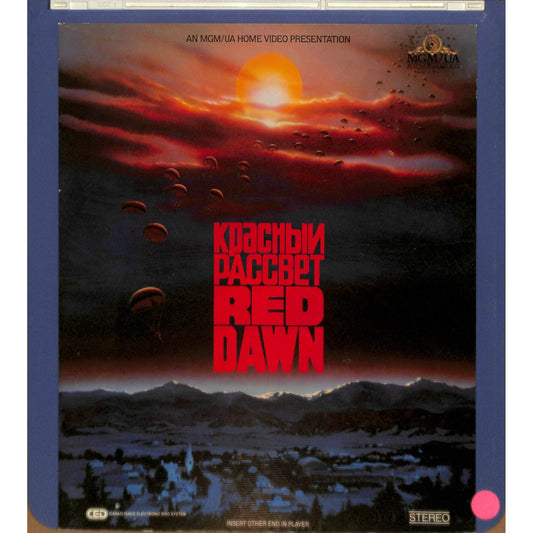 Red Dawn (1984) Vintage CED Videodisc TESTED WORKING