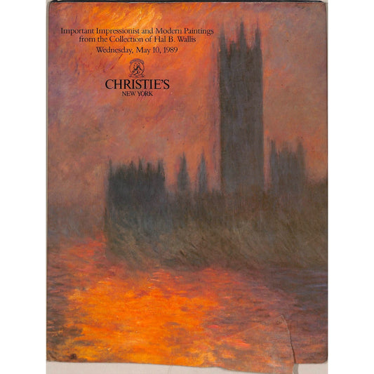 Christie's Collection of Hal B. Wallis Auction Catalog May 10, 1989