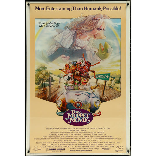The Muppet Movie (1979) Original Movie Poster Folded 27x41