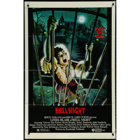 Hell Night (1981) Original Movie Poster Folded 27x41 EM8-538