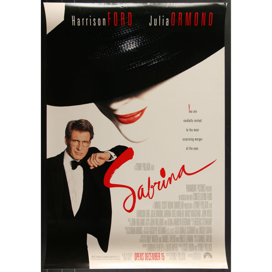 Sabrina (1995) Original Movie Poster Rolled 27x41