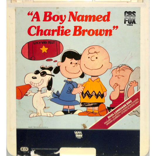 A Boy Named Charlie Brown (1969) Vintage CED Videodisc