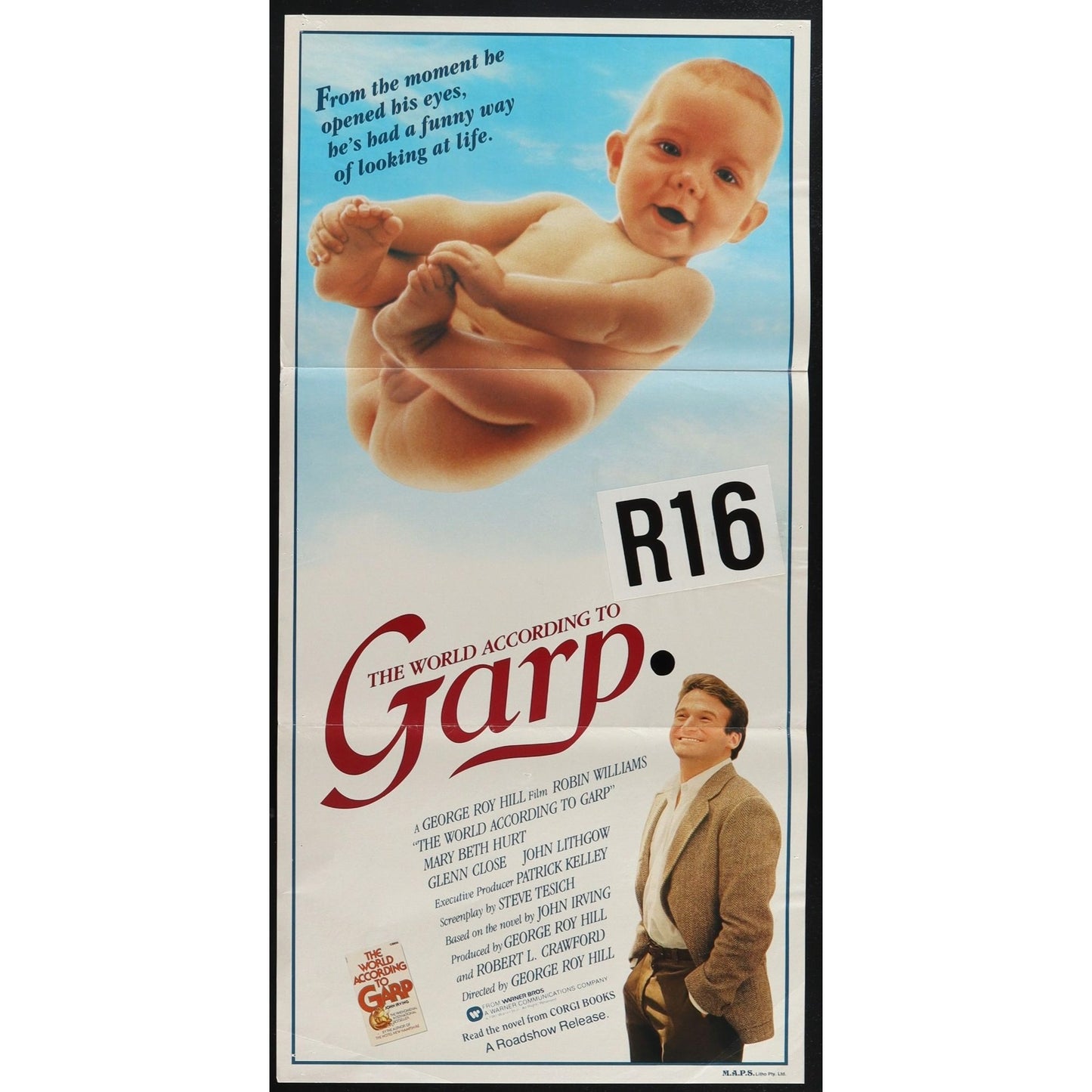 The World According to Garp (1982) Original Australian Daybill Movie Poster