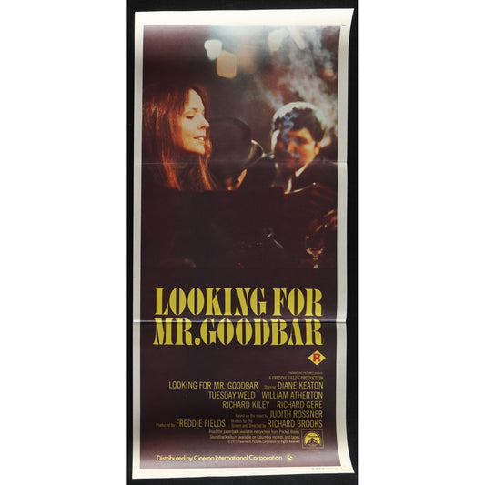 Looking for Mr. Goodbar (1977) Orig. Australian Daybill Movie Poster 13x30