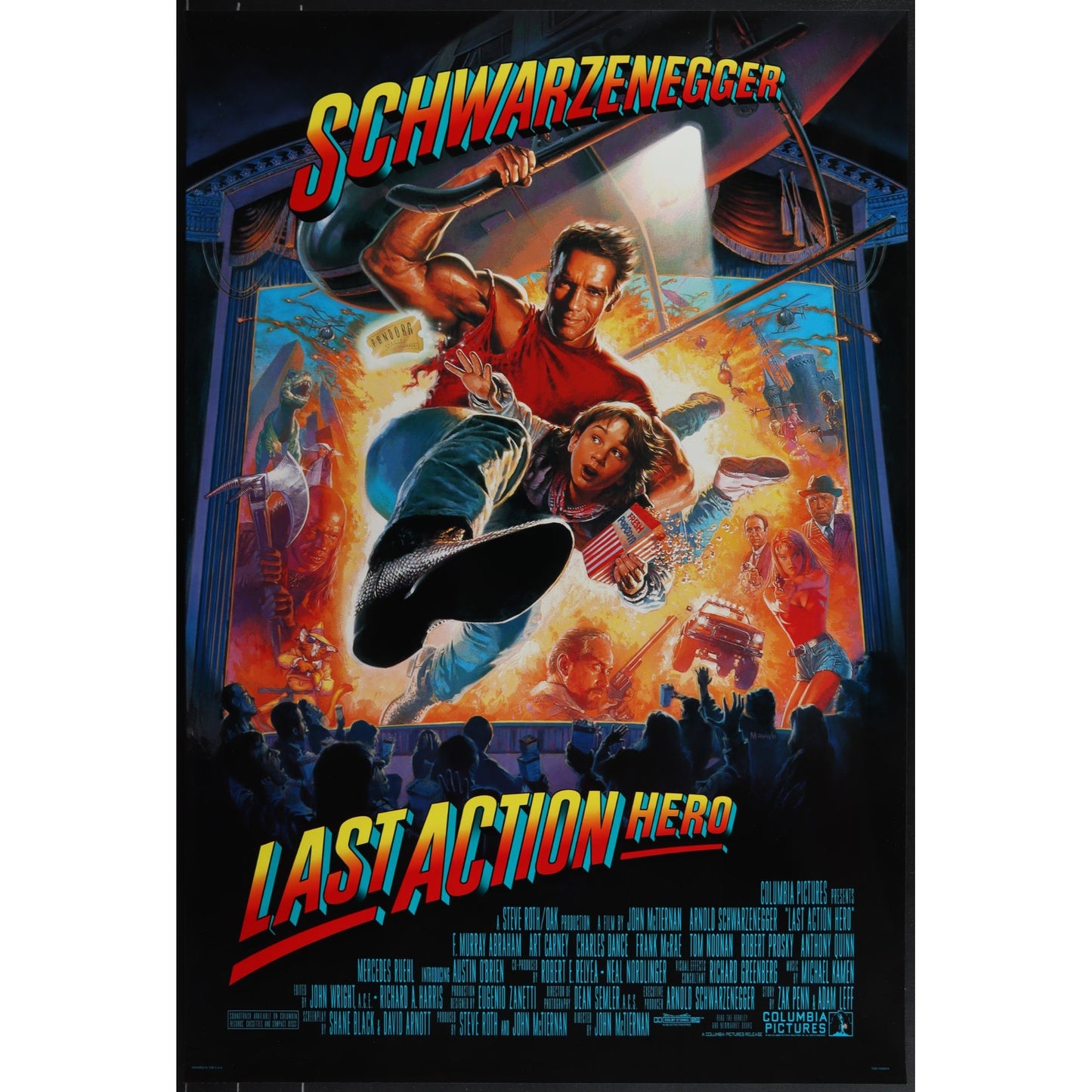 Last Action Hero (1993) Original Movie Poster Rolled 27x40