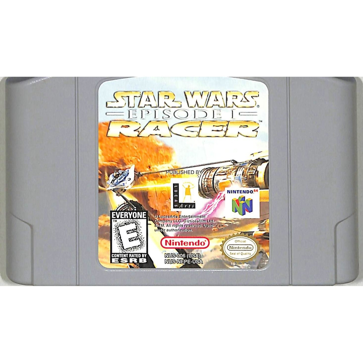 Star Wars Episode I Racer (1999) N64 Cartridge + Manual