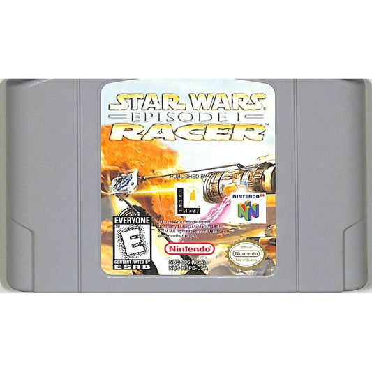 Star Wars Episode I Racer (1999) N64 Cartridge + Manual