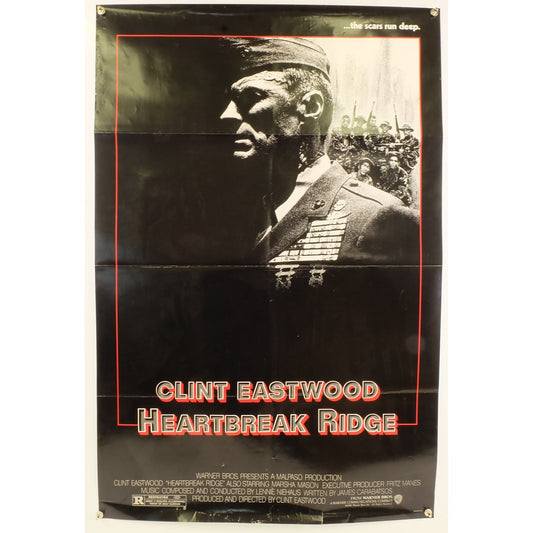 Heartbreak Ridge (1986) Original Movie Poster 27x41