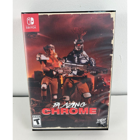 Blazing Chrome Nintendo Switch Collector's Edition with Accessories Limited Run