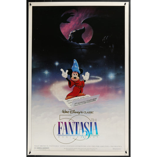 Fantasia (1940) Original Double-sided Movie Poster Rolled 27x40