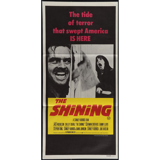 The Shining (1980) Original Aust Daybill Movie Poster 13 1/2x 28