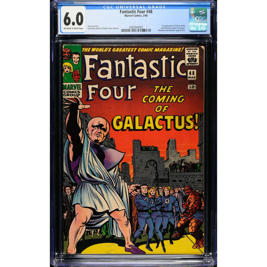 Fantastic Four #48 CGC 6.0 OW to W Pages First App. Silver Surfer & Galactus