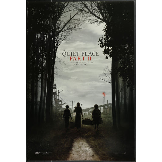 A Quiet Place Part II (2020) Original Double-sided Movie Poster Rolled 27x40