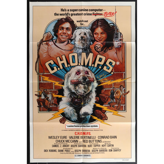C.H.O.M.P.S. (1979) Original Movie Poster Folded 27x41