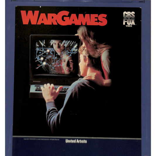 War Games (1983) Vintage CED RCA SelectaVision Videodisc TESTED WORKING