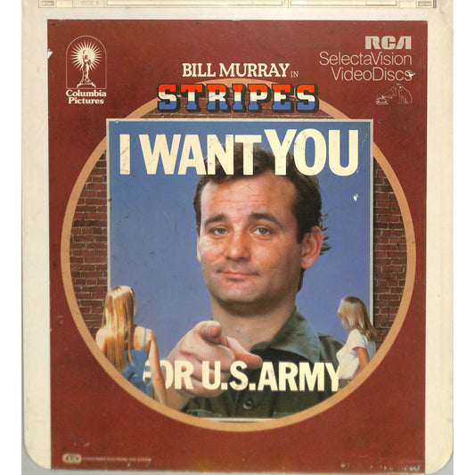 Stripes (1981) Vintage CED Videodisc