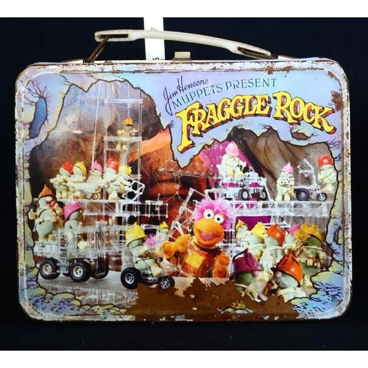 Vintage metal Fraggle Rock lunchbox w/ thermos