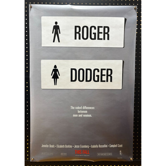 Roger Dodger (2002) Original Movie Poster Rolled Double-sided 27x40