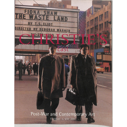 Christie's Post War and Contemporary Art Auction Catalog May 15, 2001