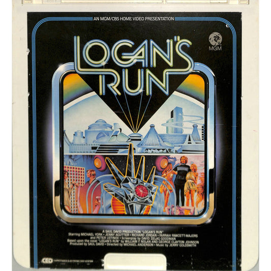 Logan's Run (1976) Vintage CED MGM Videodisc