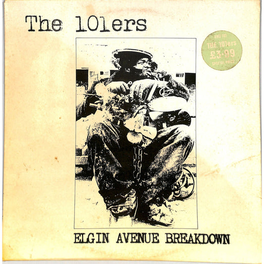 The 101ers - Elgin Avenue Breakdown Vinyl Record AND 101