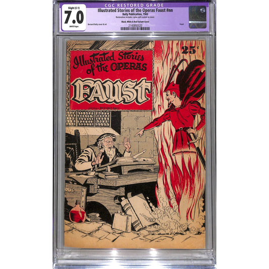 Illustrated Stories of the Operas Faust (1943) CGC 7.0 Restored GOLDEN AGE
