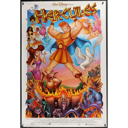 Hercules (1997) Original Double-sided Movie Poster Rolled 27x40