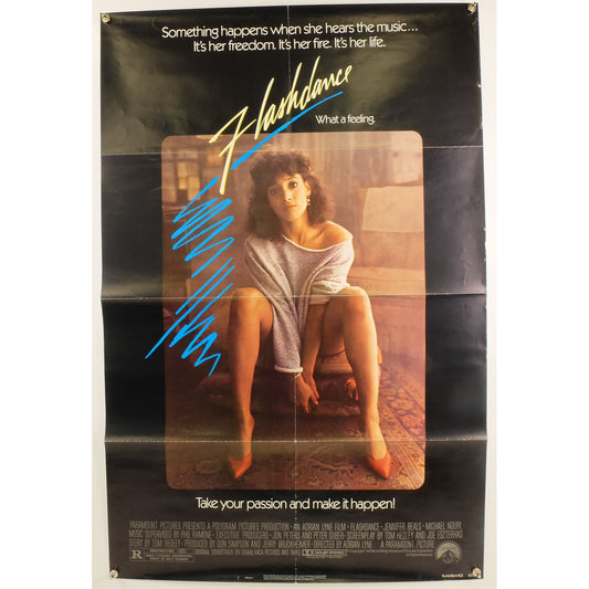 Flashdance (1983) Original Movie Poster Folded27x41